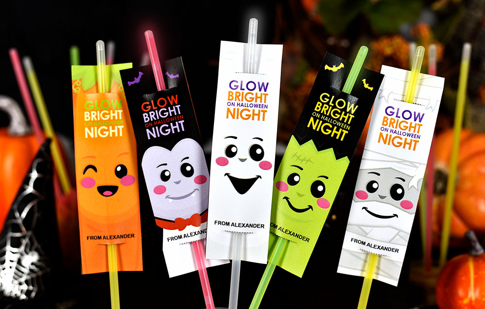 Halloween character glow stick holders Halloween character glow stick holders